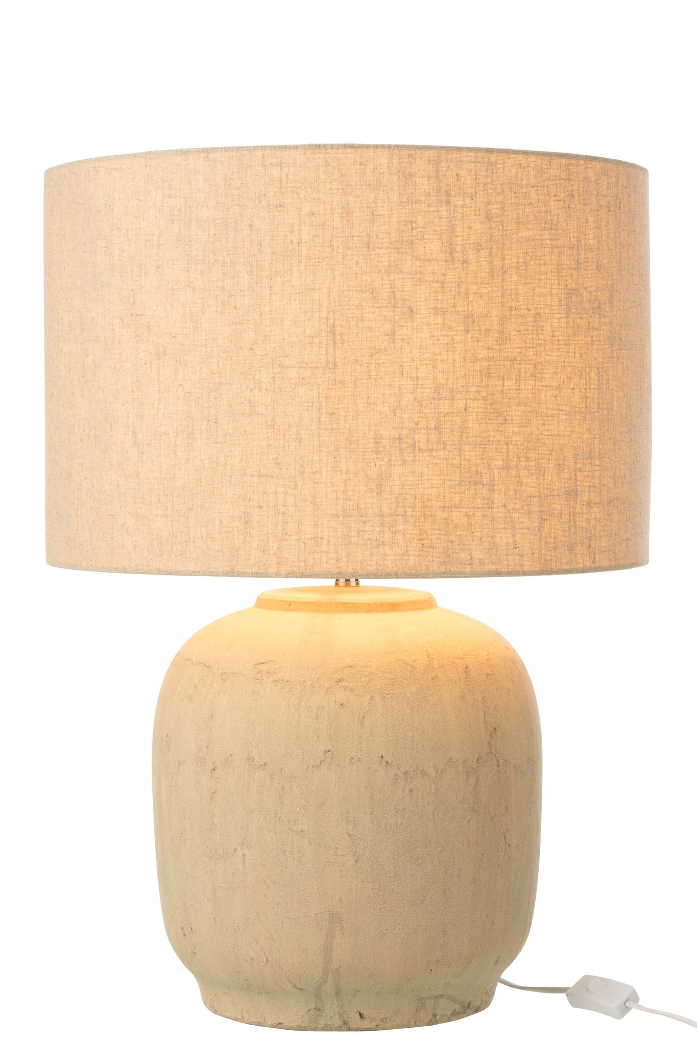 Tischleuchte Mia Terracotta Beige Groß