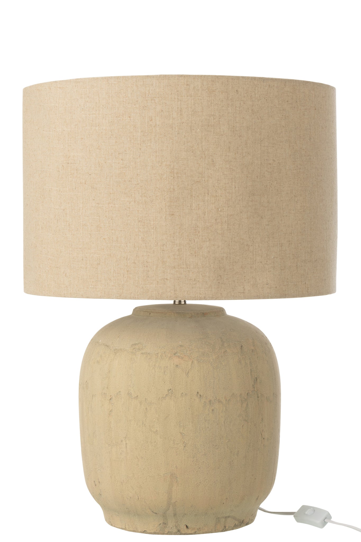 Tischleuchte Mia Terracotta Beige Groß