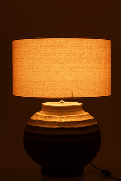 Table Lamp Terracotta Brown