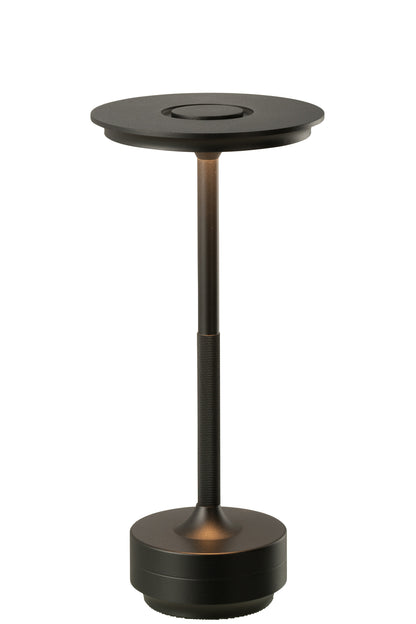 Tischleuchte mit LED-Touch-Funktion, Kunststoff, Schwarz