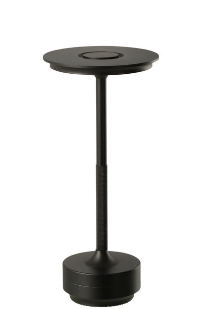 Tischleuchte mit LED-Touch-Funktion, Kunststoff, Schwarz