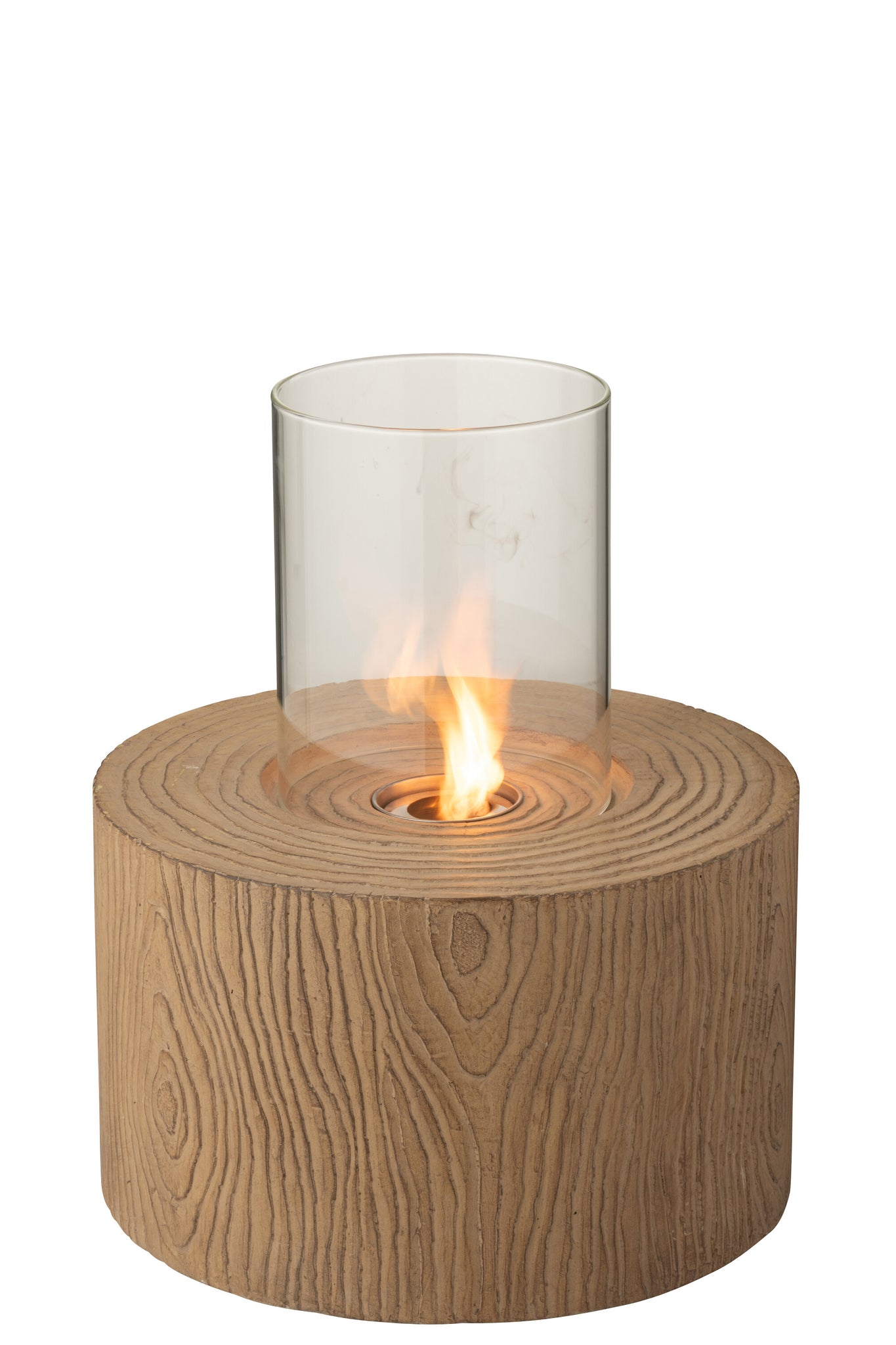 Fire Pit Round Trunk Magnesium Greige