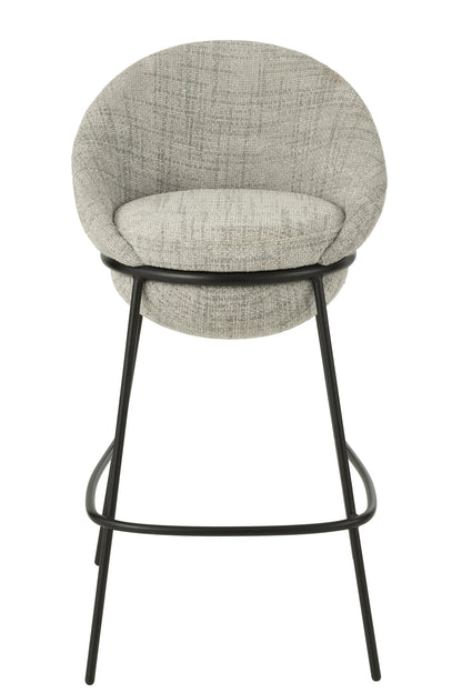 Bar Stool Bar Stool With Iron Legs Iron Grey/Black