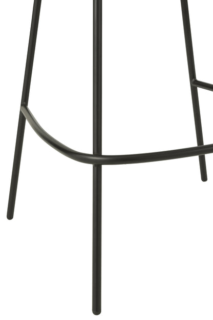 Bar Stool Bar Stool With Iron Legs Iron Grey/Black