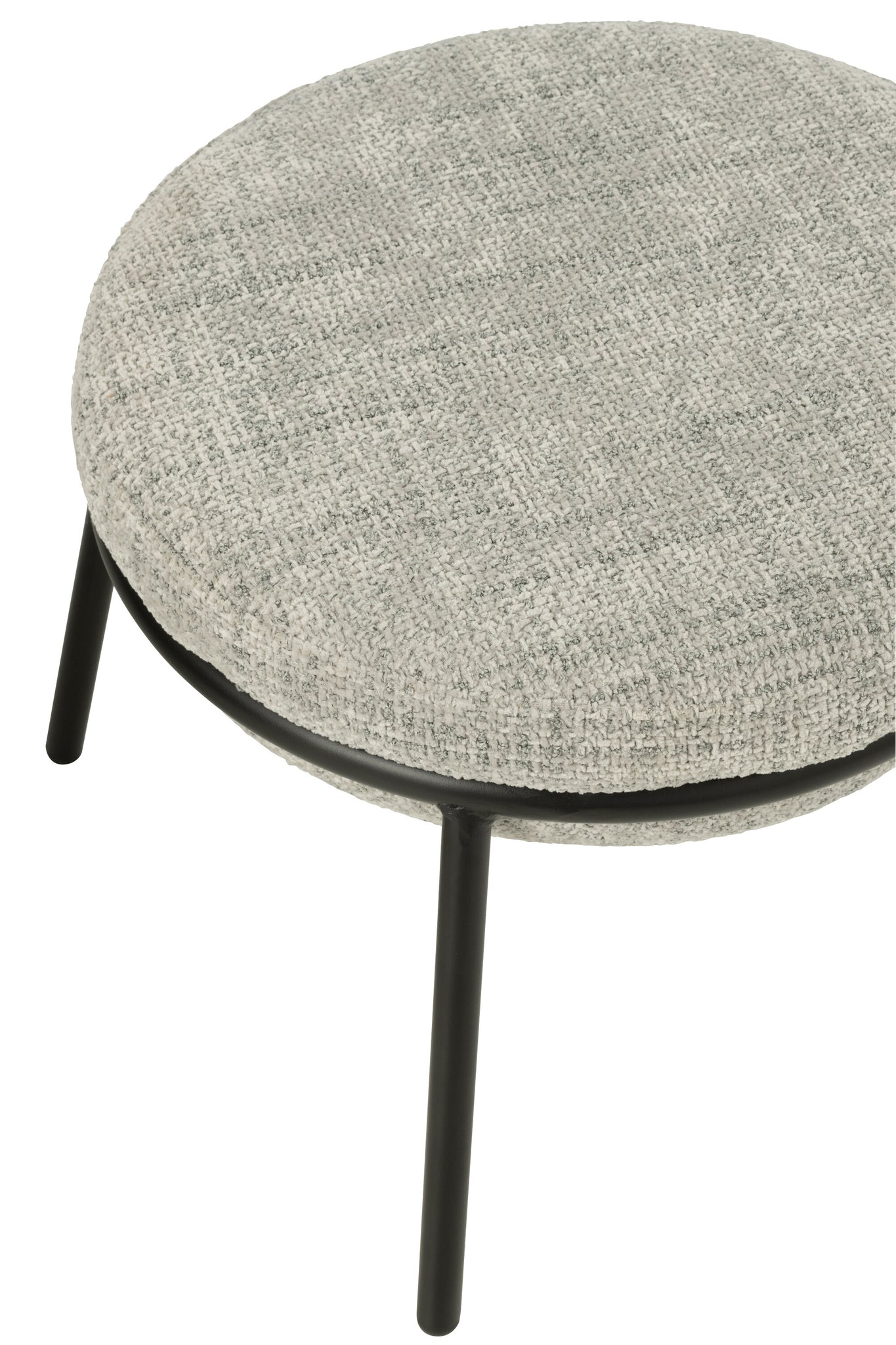 Lounge Chair  +  Footstool Iron Grey/Black