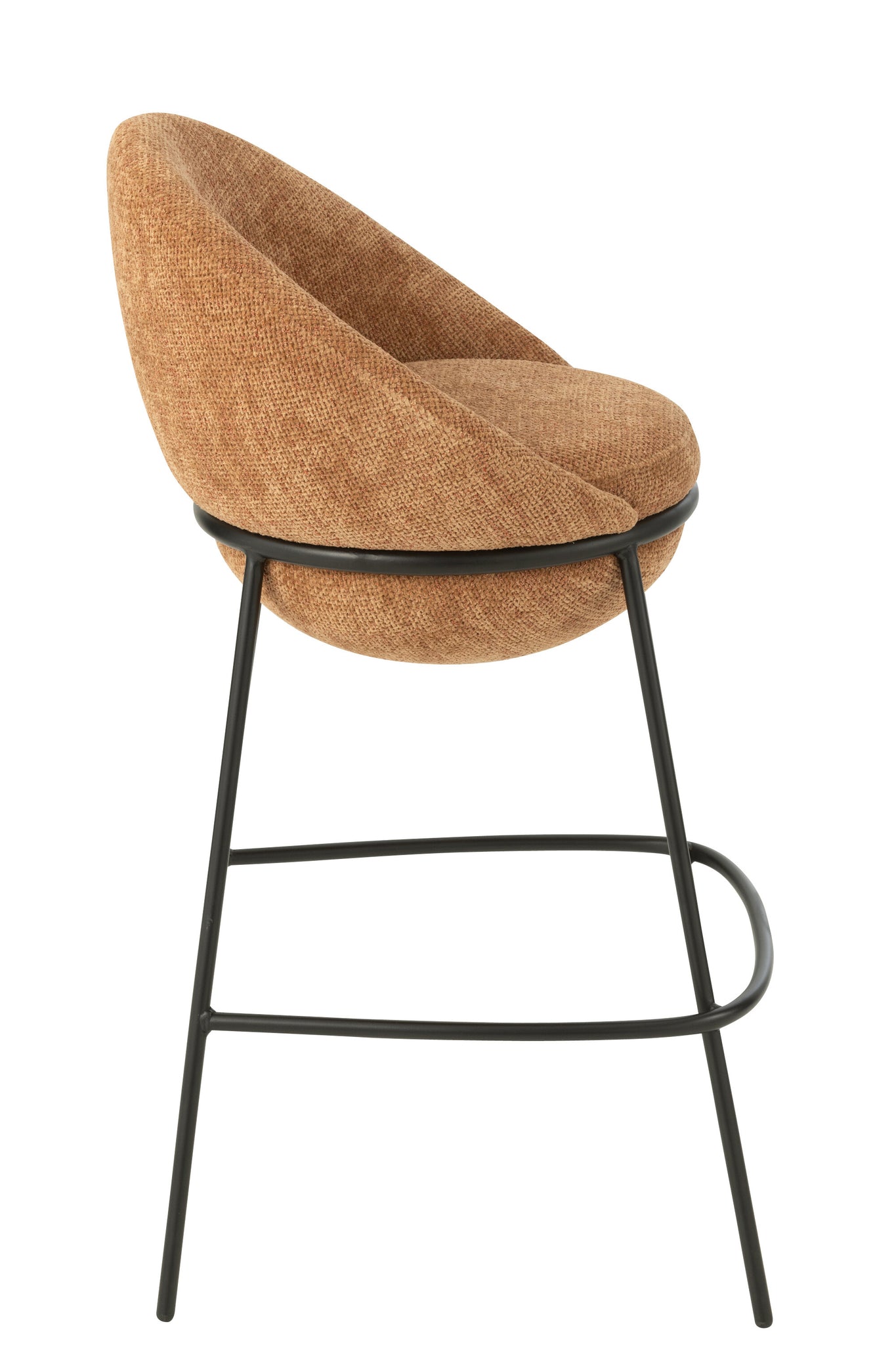 Bar Stool Bar Stool With Iron Legs Iron Terracotta/Black