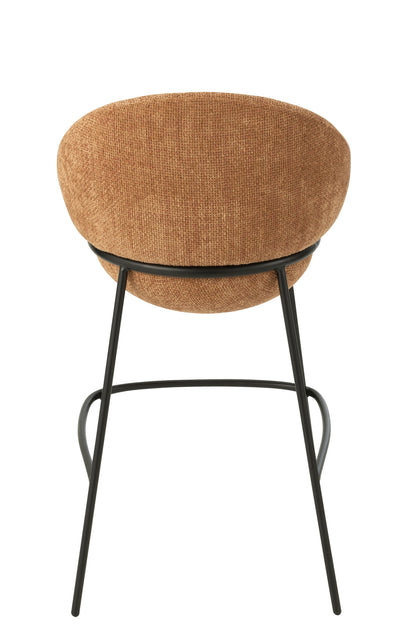 Bar Stool Bar Stool With Iron Legs Iron Terracotta/Black