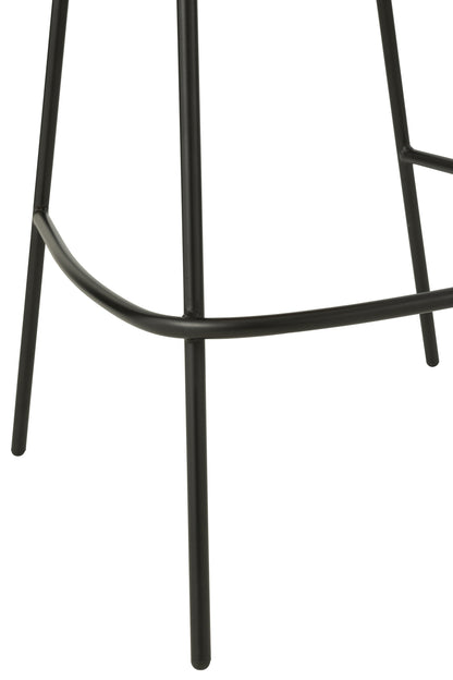Bar Stool Bar Stool With Iron Legs Iron Terracotta/Black