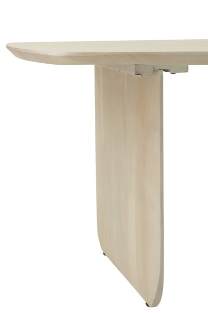 Dining Table Acacia Wood White