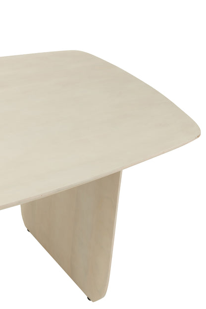 Dining Table Acacia Wood White
