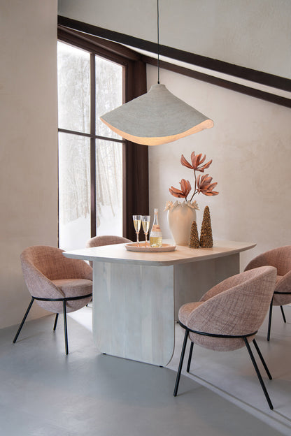 Dining Table Acacia Wood White