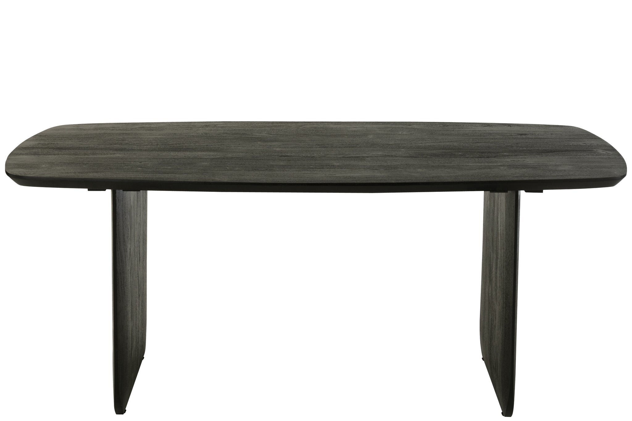 Dining Table Acacia Wood Black