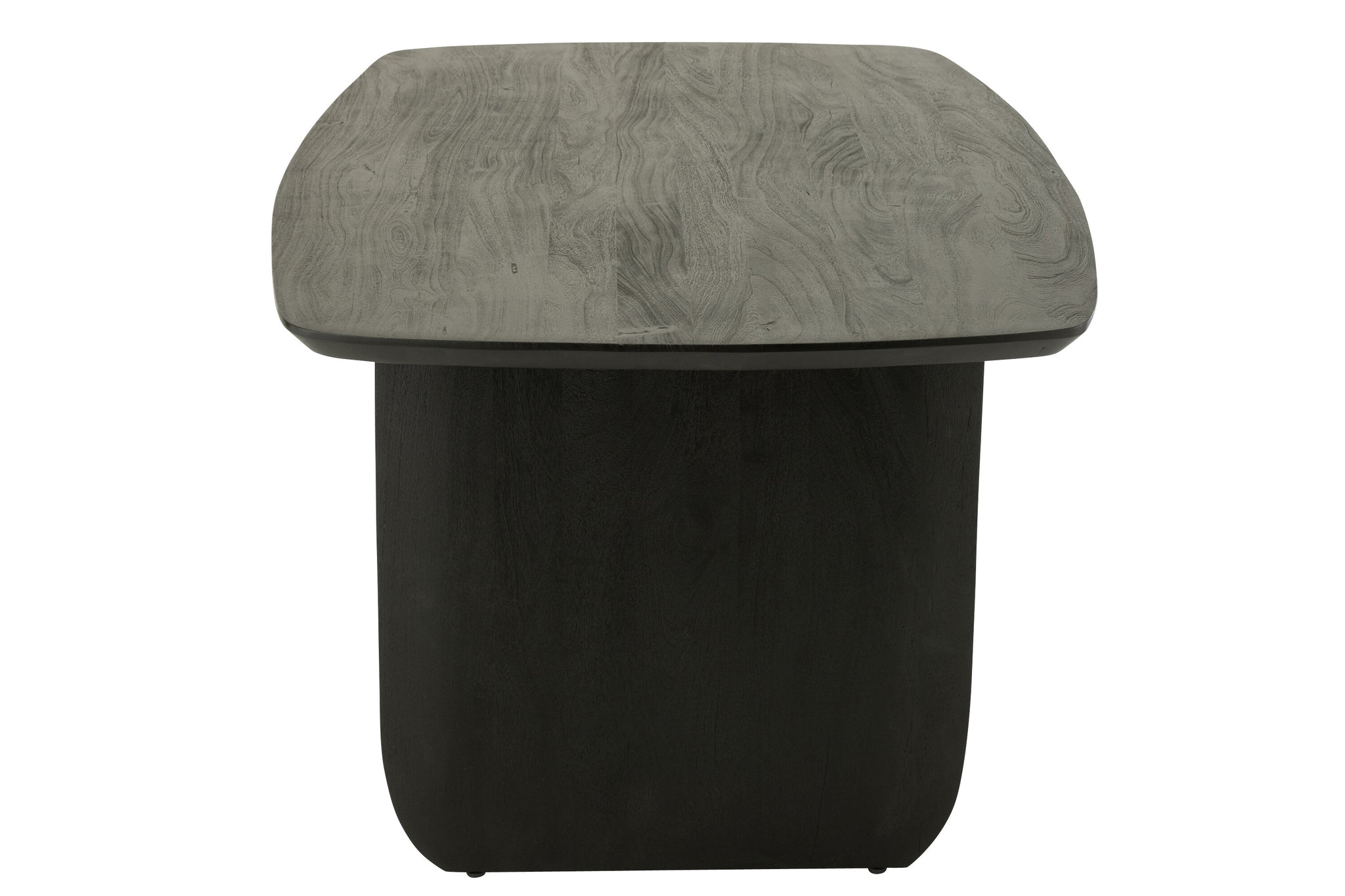 Dining Table Acacia Wood Black