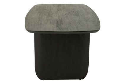 Dining Table Acacia Wood Black