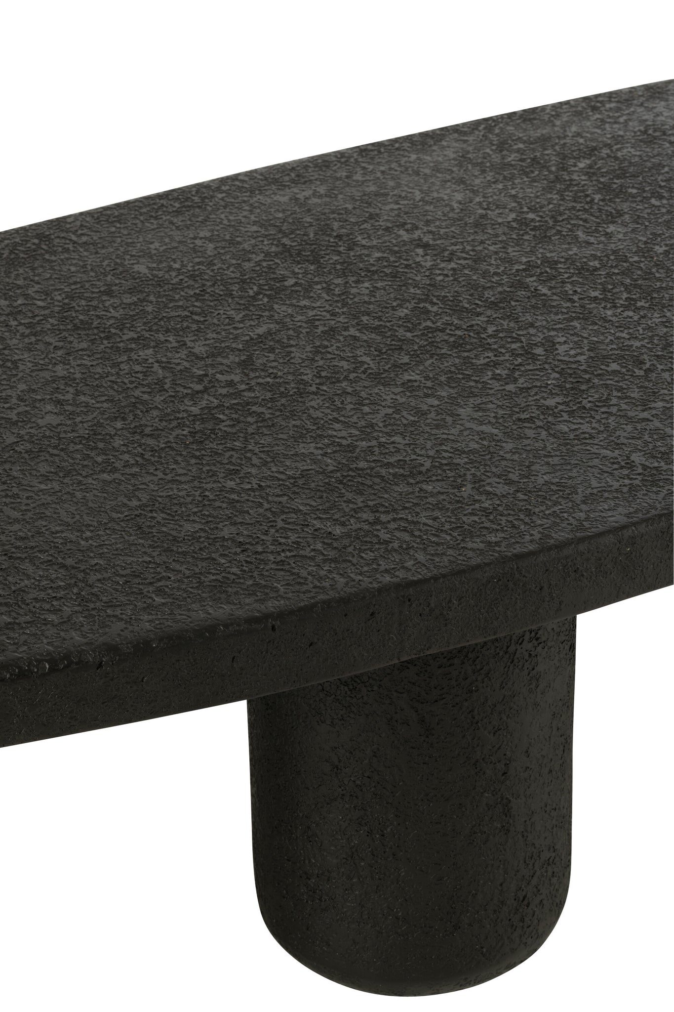 Coffee Table Oval Mdf Black