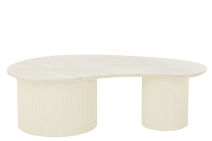 Coffee Table Marble/Mdf White