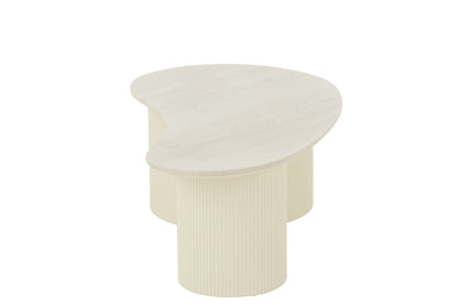 Coffee Table Marble/Mdf White