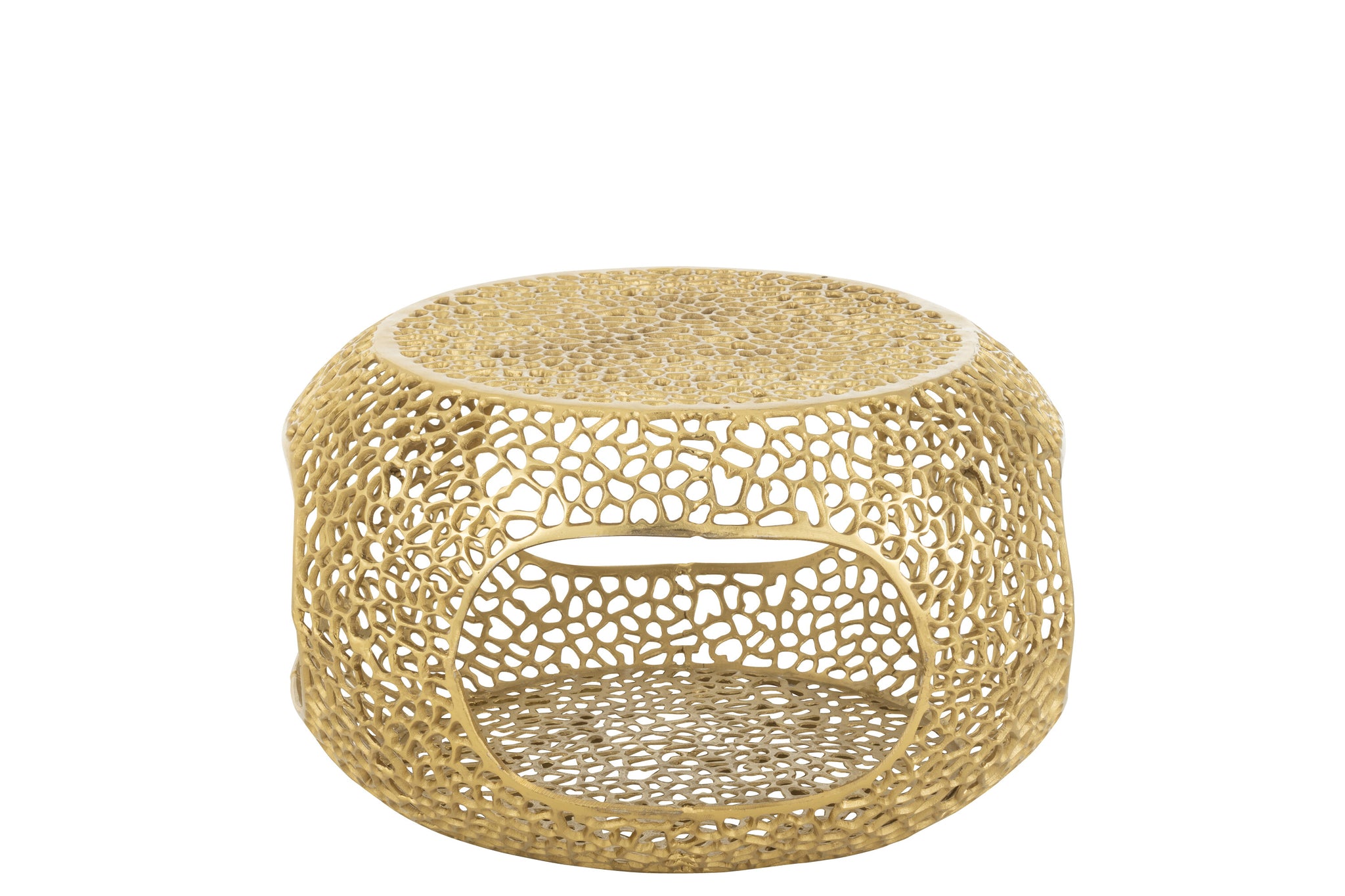 Coffee Table Aluminium Gold Colored Small