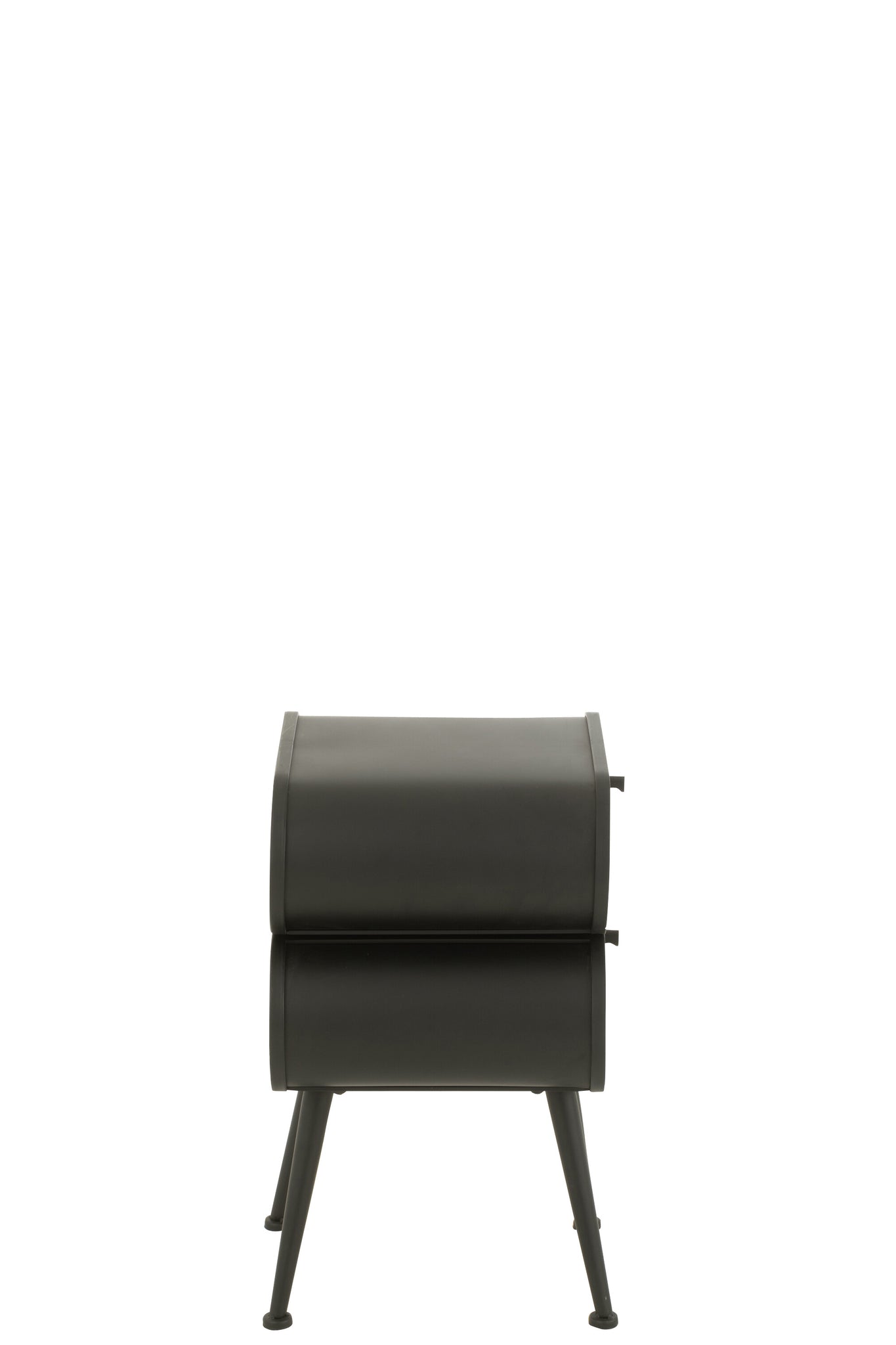 Cabinet Wood And Metal Cabinet Fir Wood Black/Light Beige