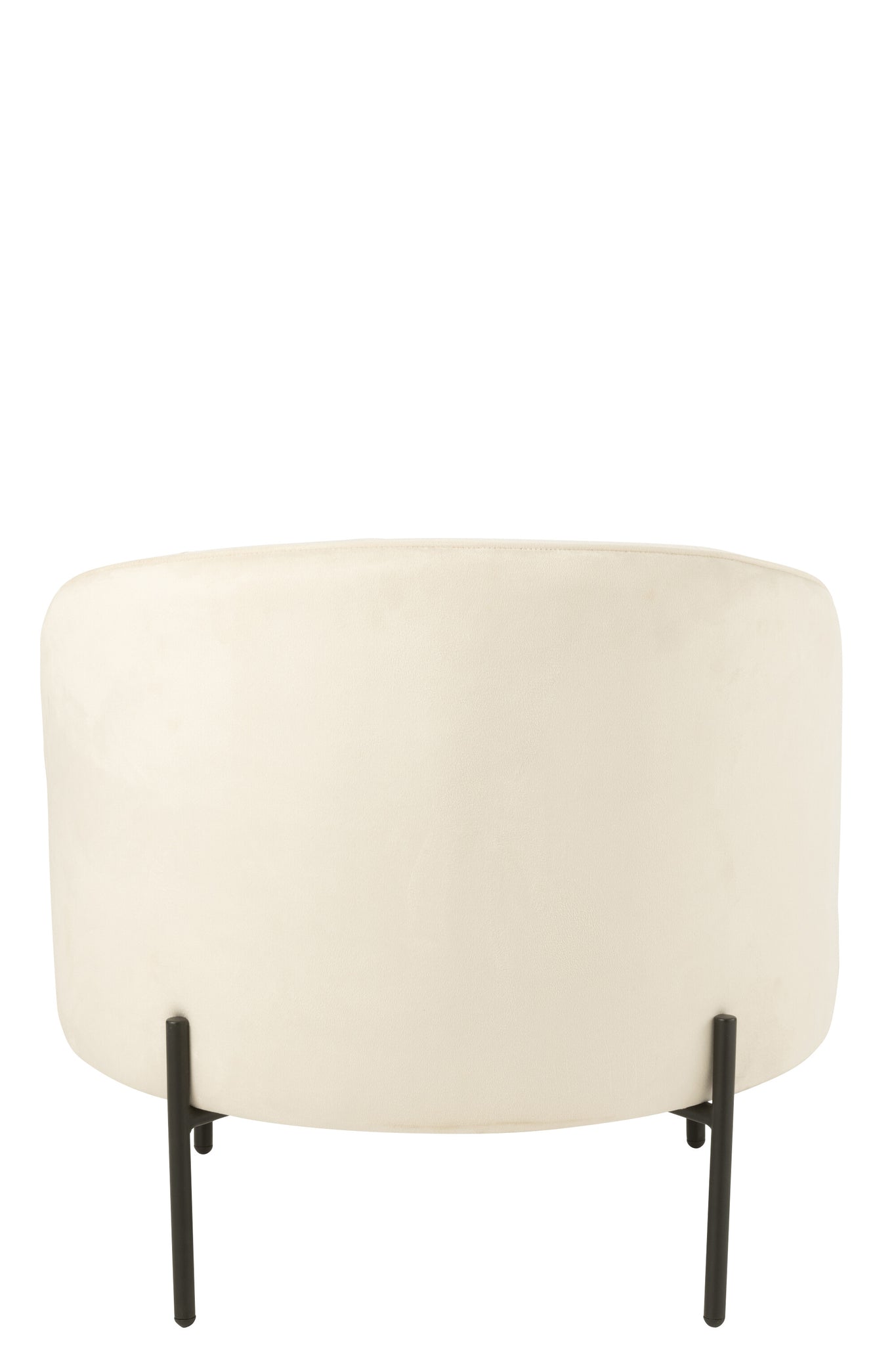 Armchair Iron Off-White/Black