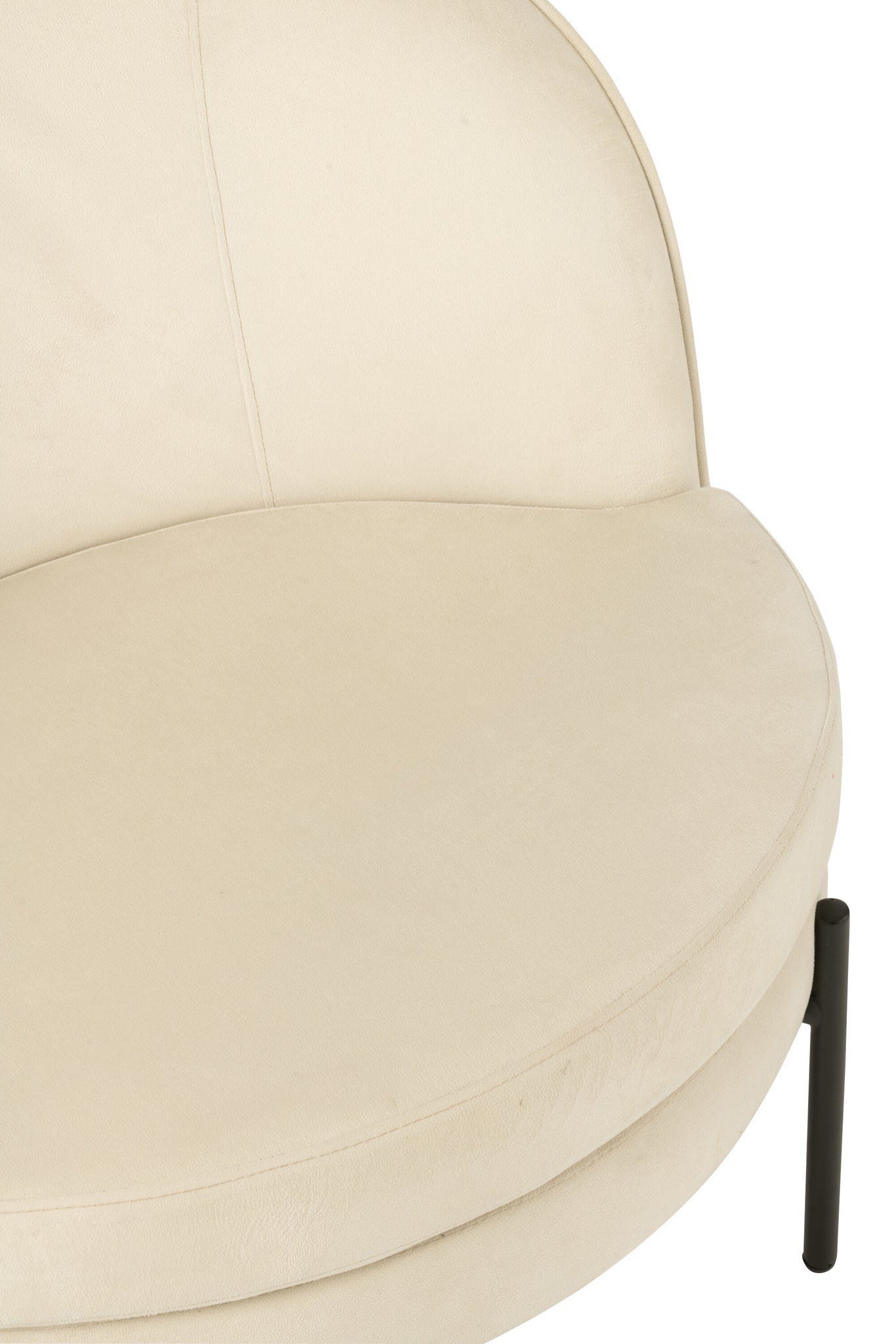 Armchair Iron Off-White/Black