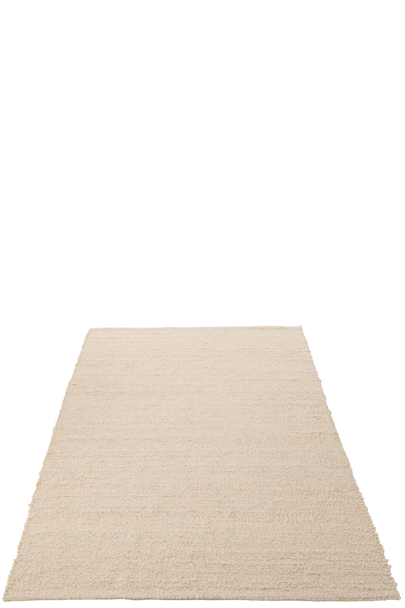 Rug Woven Polyester Ecru