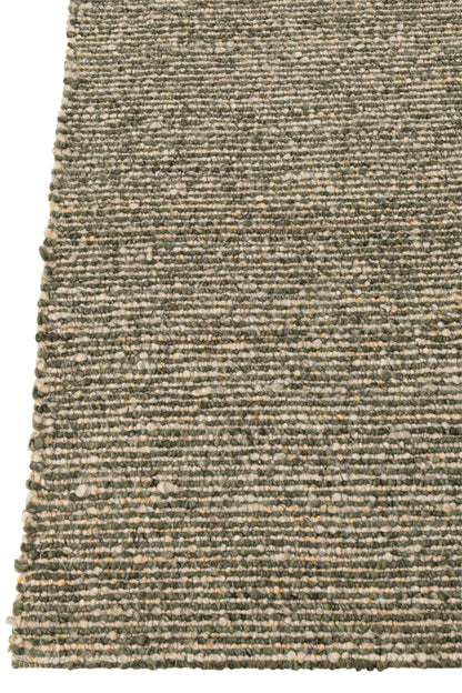 Rug Woven Polyester Ecru/Olive