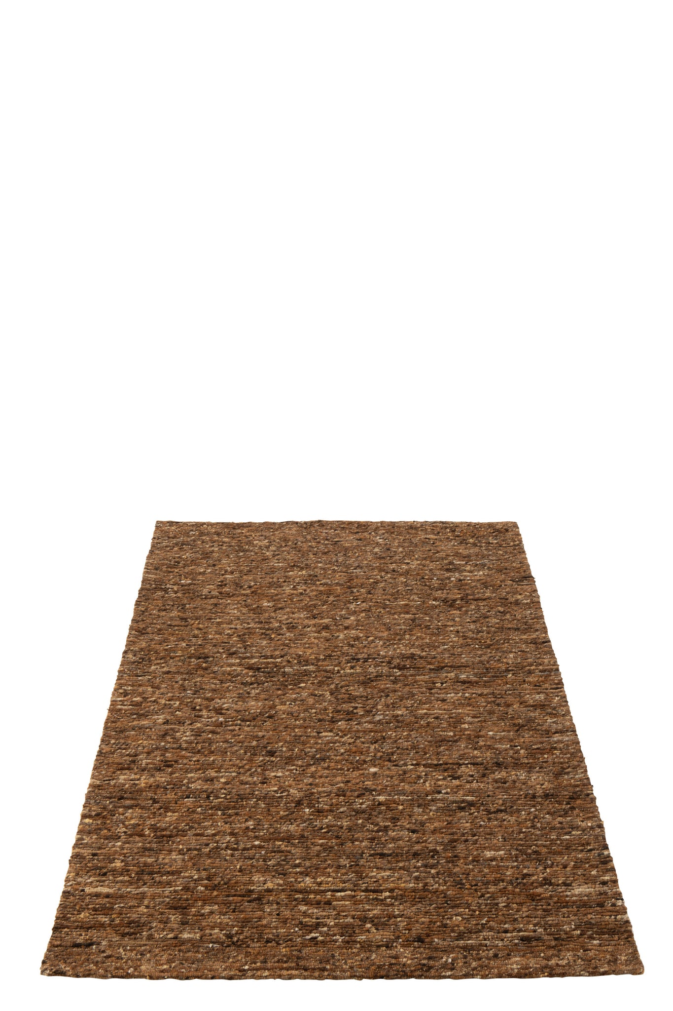 Rug Woven Wool Brown