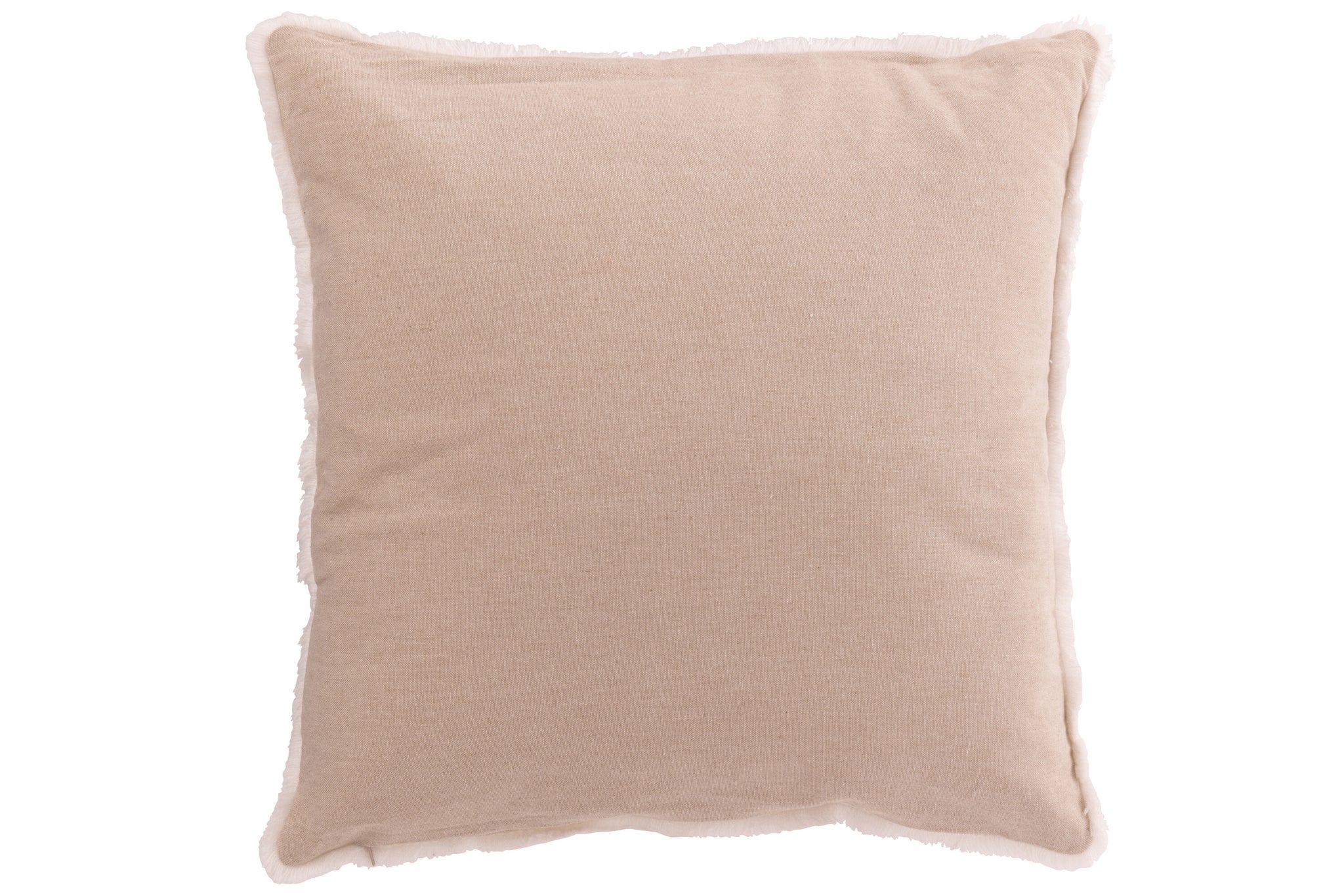 Cushion Christmas Trees Tassels Cotton Greige/White