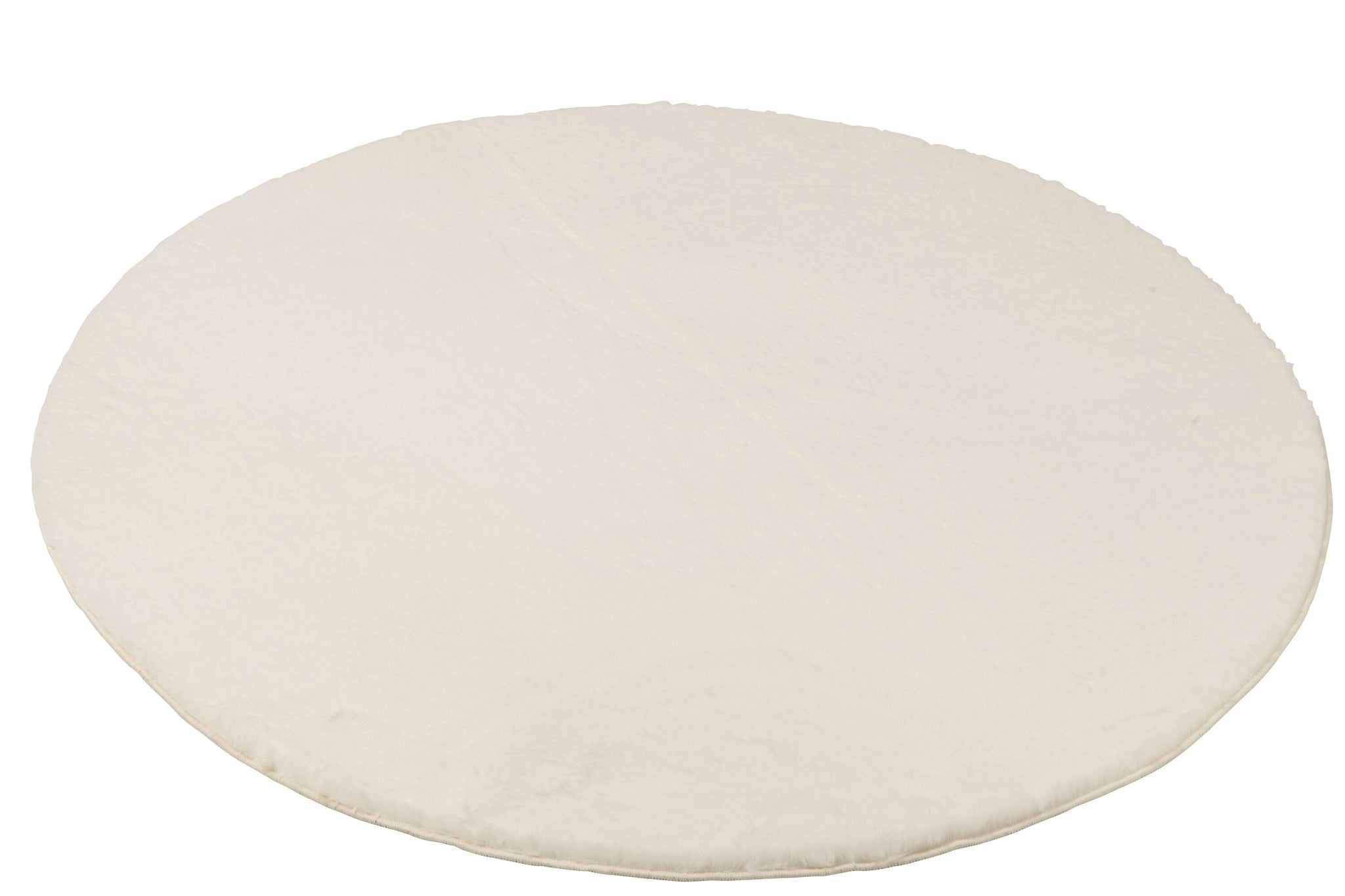 Rug Cutie Round Polyester White