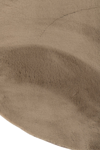 Rug Cutie Round Polyester Taupe