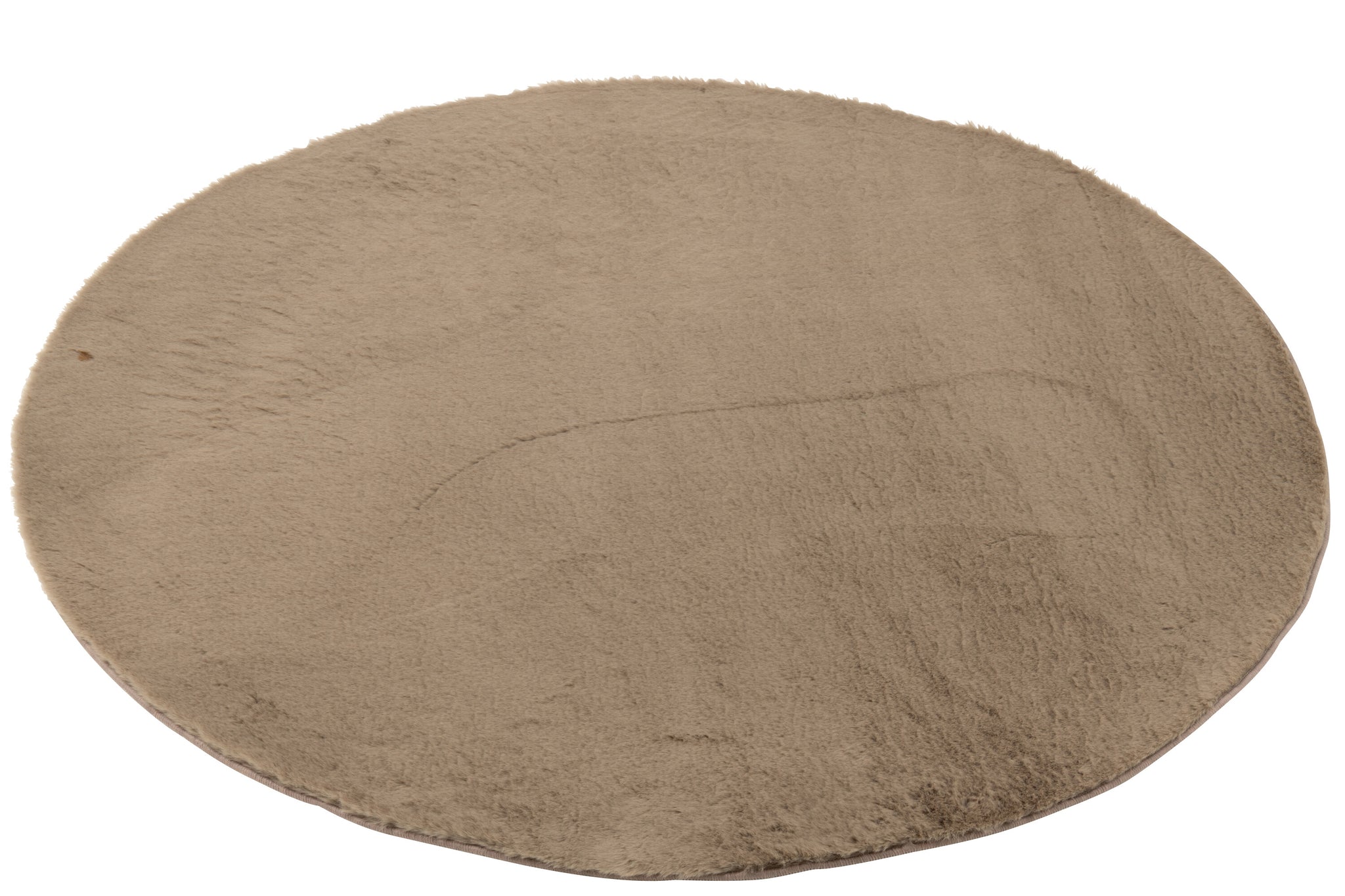 Rug Cutie Round Polyester Taupe
