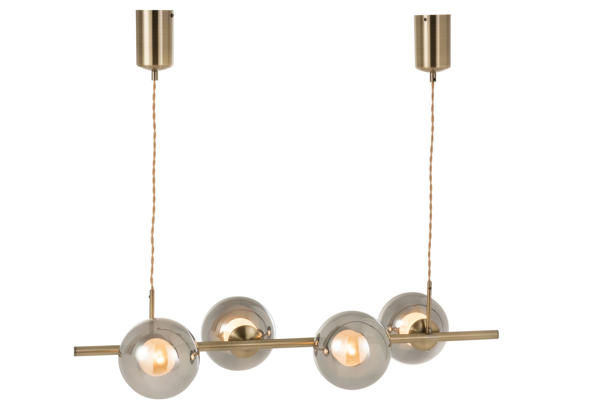 HANGLAMP YUKS 4 LAMPS STE GOLD