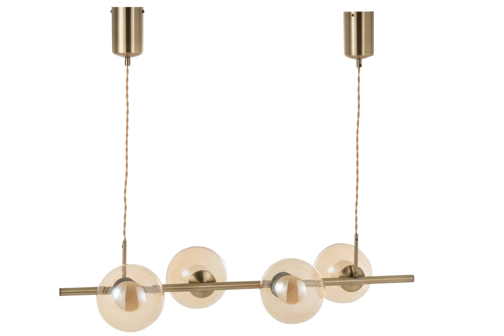 HANGLAMP YUKS 4 LAMPS STE GOLD