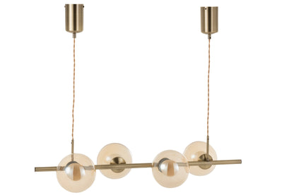 HANGLAMP YUKS 4 LAMPS STE GOLD