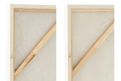 Painting Dandelion Acrylic Ecru Assortment Of 2