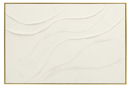 Painting Onde Acrylic Ecru