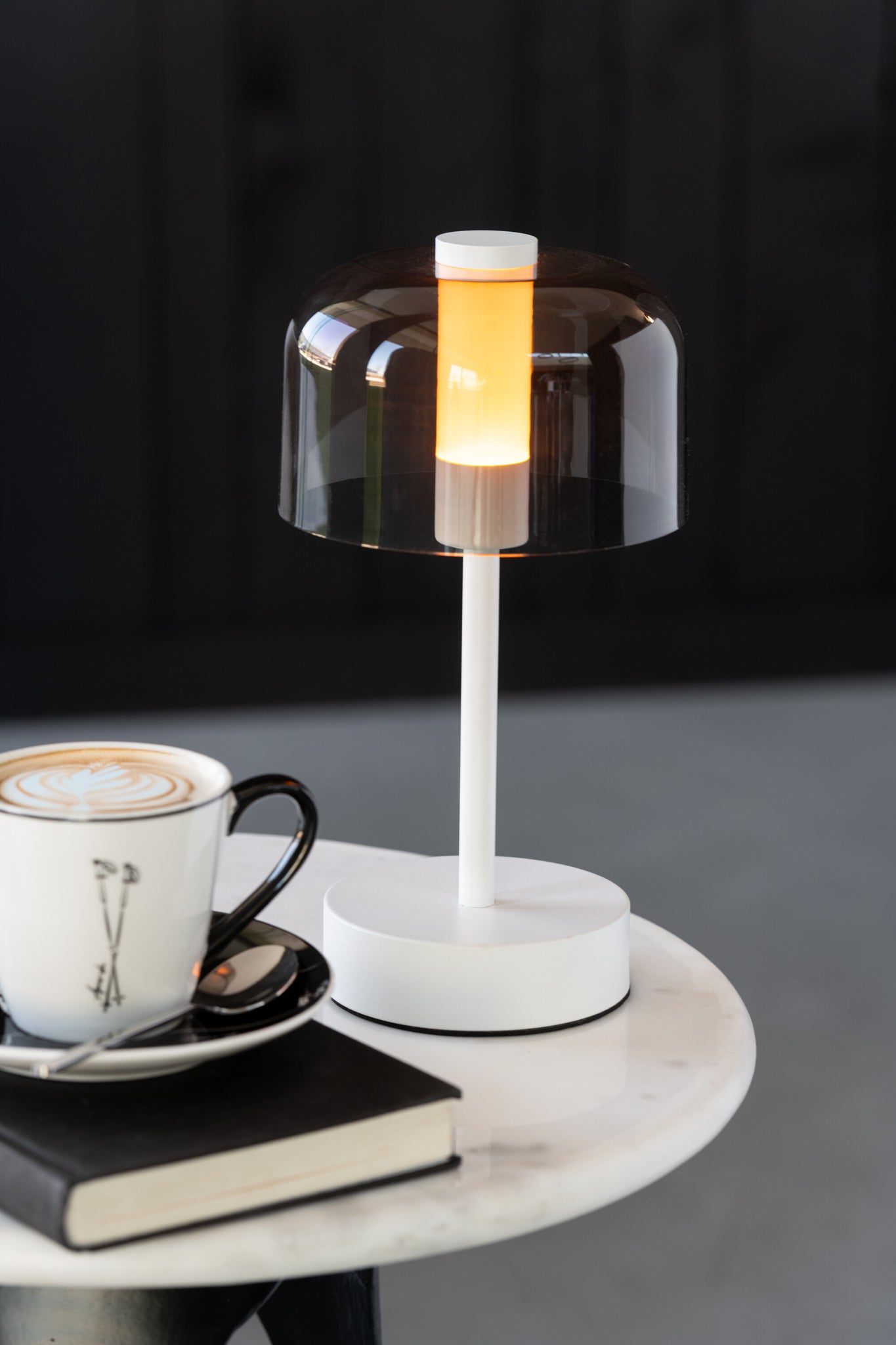 Table Lamp Woa Metal White