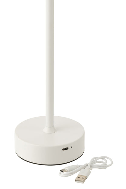 Table Lamp Goa Metal White