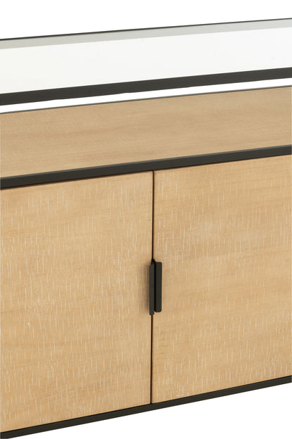 Cabinet Ovy Iron Natural/Black
