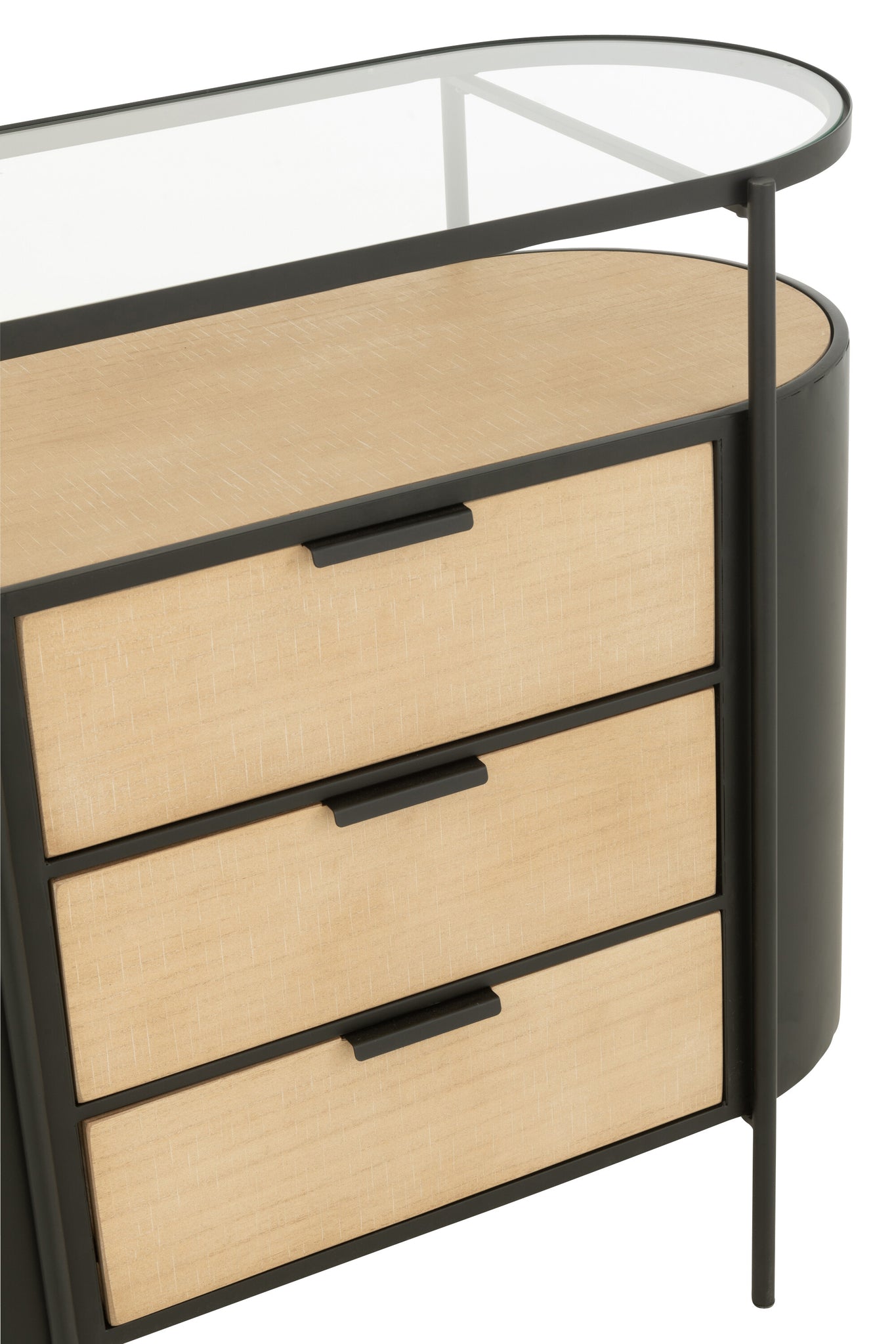 Cabinet Avy Iron Natural/Black