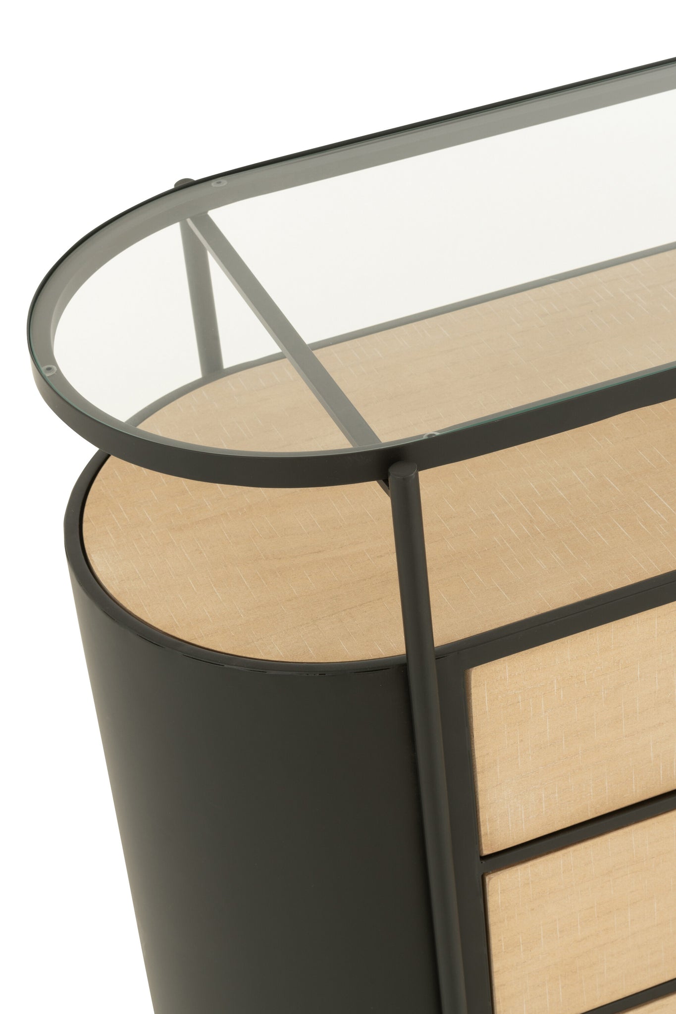 Cabinet Avy Iron Natural/Black