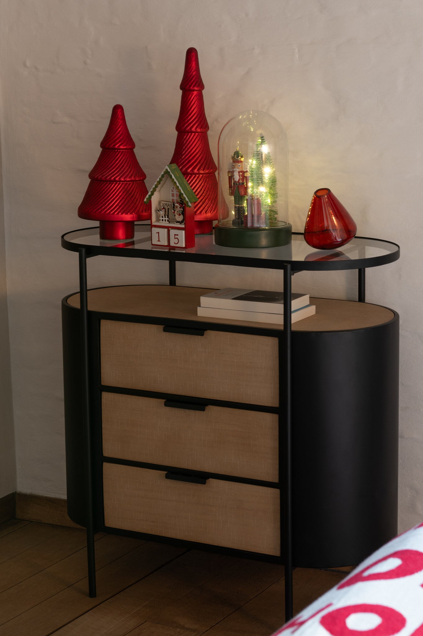 Cabinet Avy Iron Natural/Black