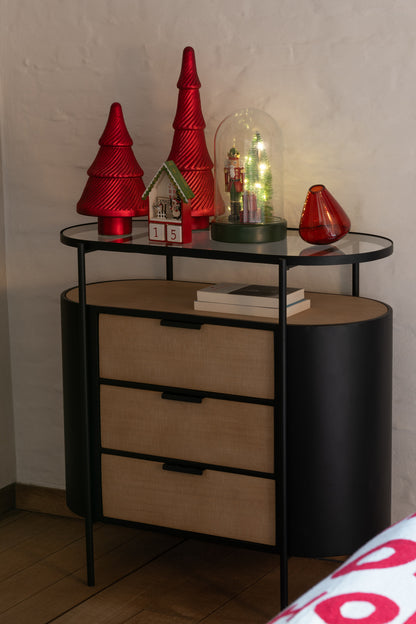 Cabinet Avy Iron Natural/Black