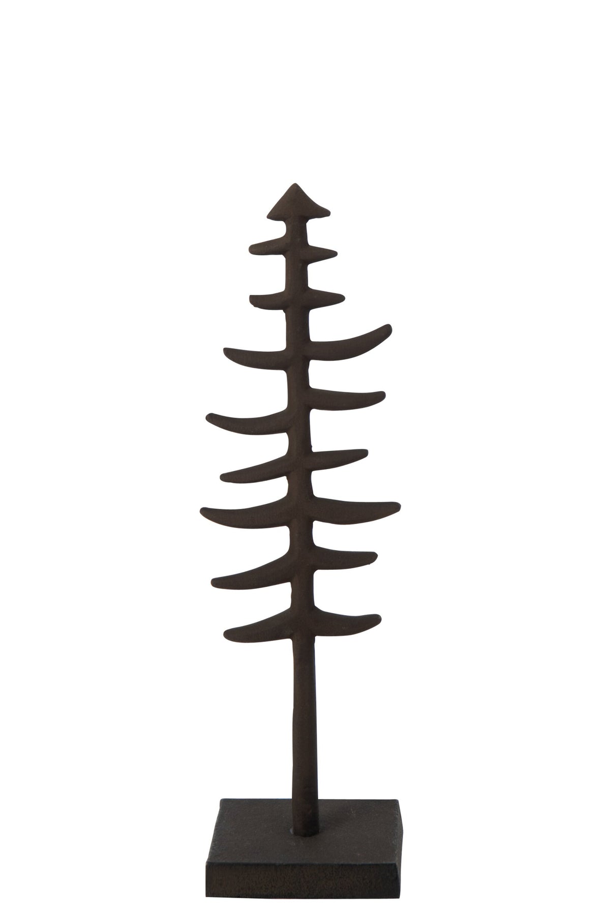 Decoratieve kerstboom – aluminium, donkerbruin, 30 cm