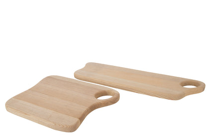 Snijplank Nam onregelmatig – essenhout, naturel, L
