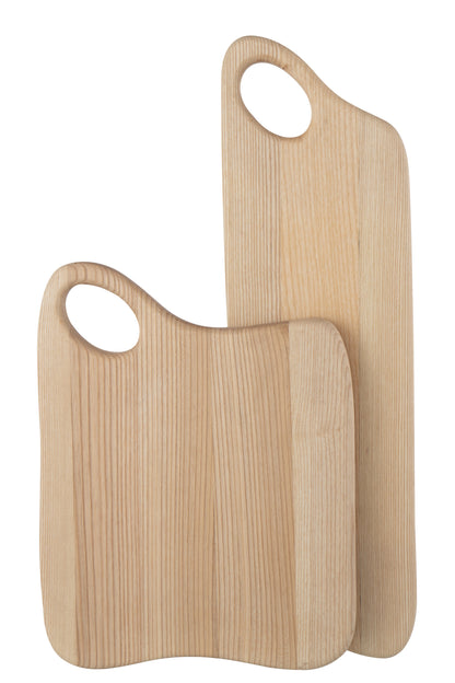 Snijplank Nam onregelmatig – essenhout, naturel, L