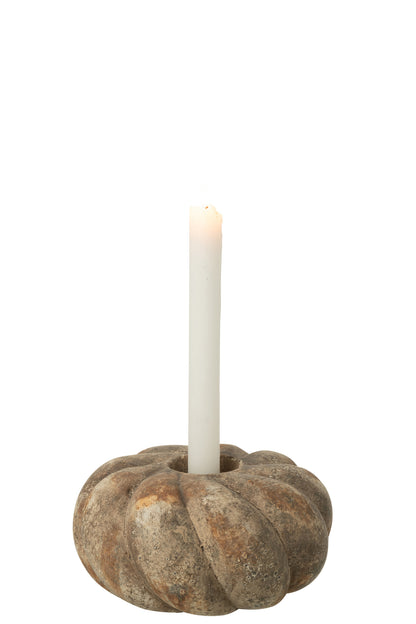 Candle Holder Clay Taupe
