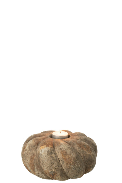 Candle Holder Clay Taupe
