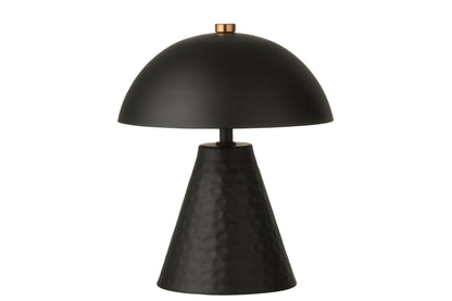 Table Lamp Mushroom Iron Black